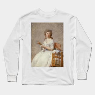 Madame de Pastoret and Her Son by Jacques-Louis David Long Sleeve T-Shirt